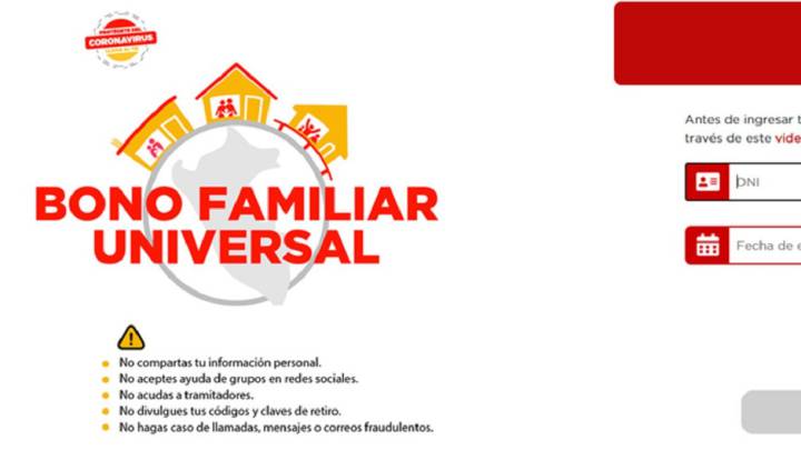 Segundo Bono Familiar Universal Link Donde Consultar Pagos Y Novedades Hoy 21 De Octubre As Peru