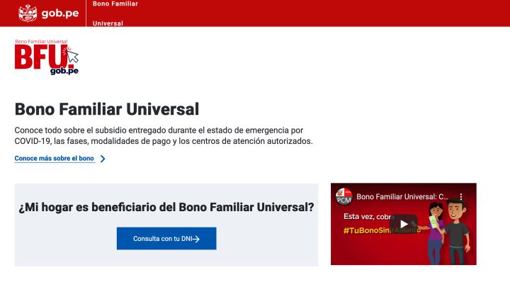 Segundo Bono Universal Cuenta Dni Como Saber Si Me Pagaron El Bfu En El Banco De La Nacion As Peru